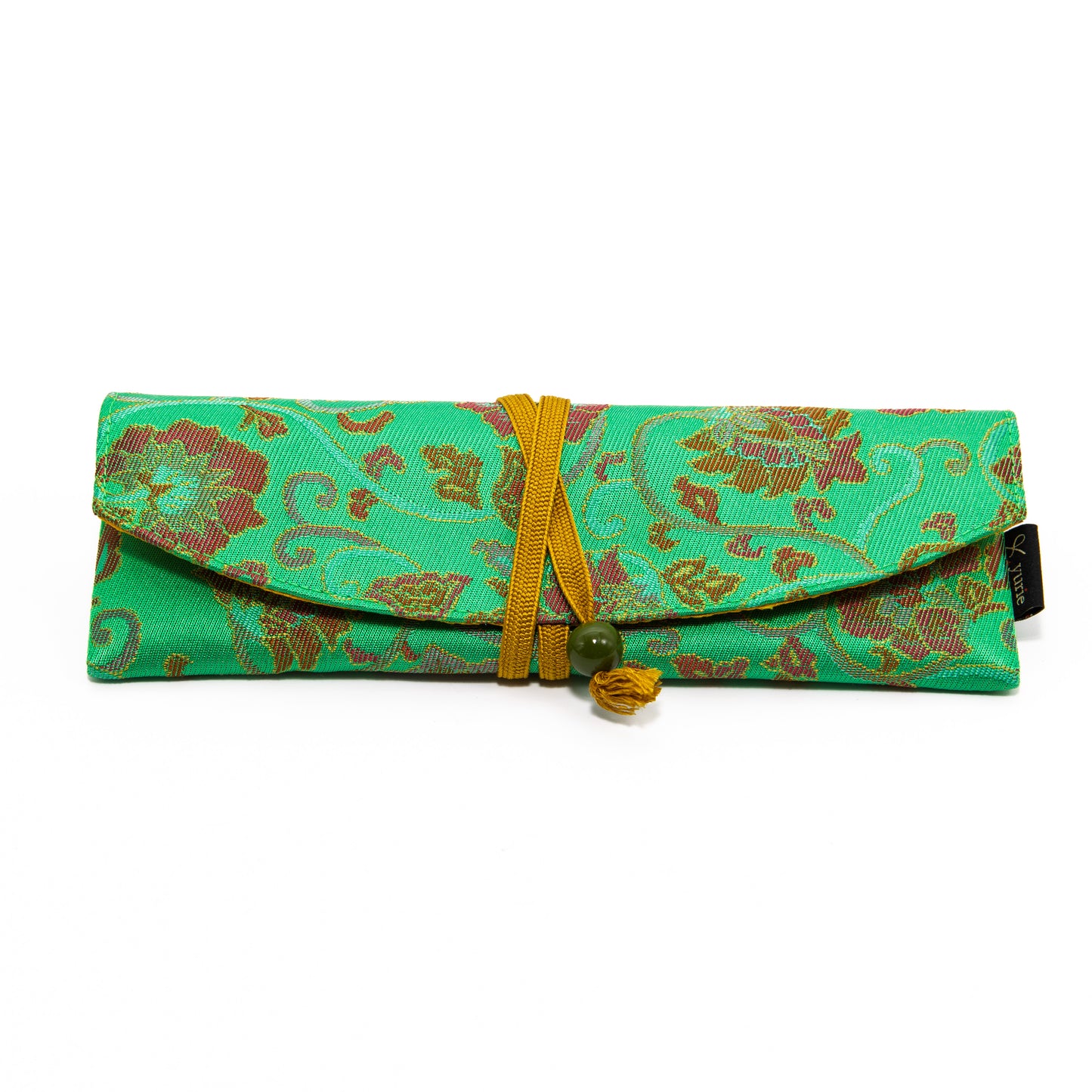 Oriental Mint 1本用紐付きペンケース 通常サイズ BUNGUBOX x yurie