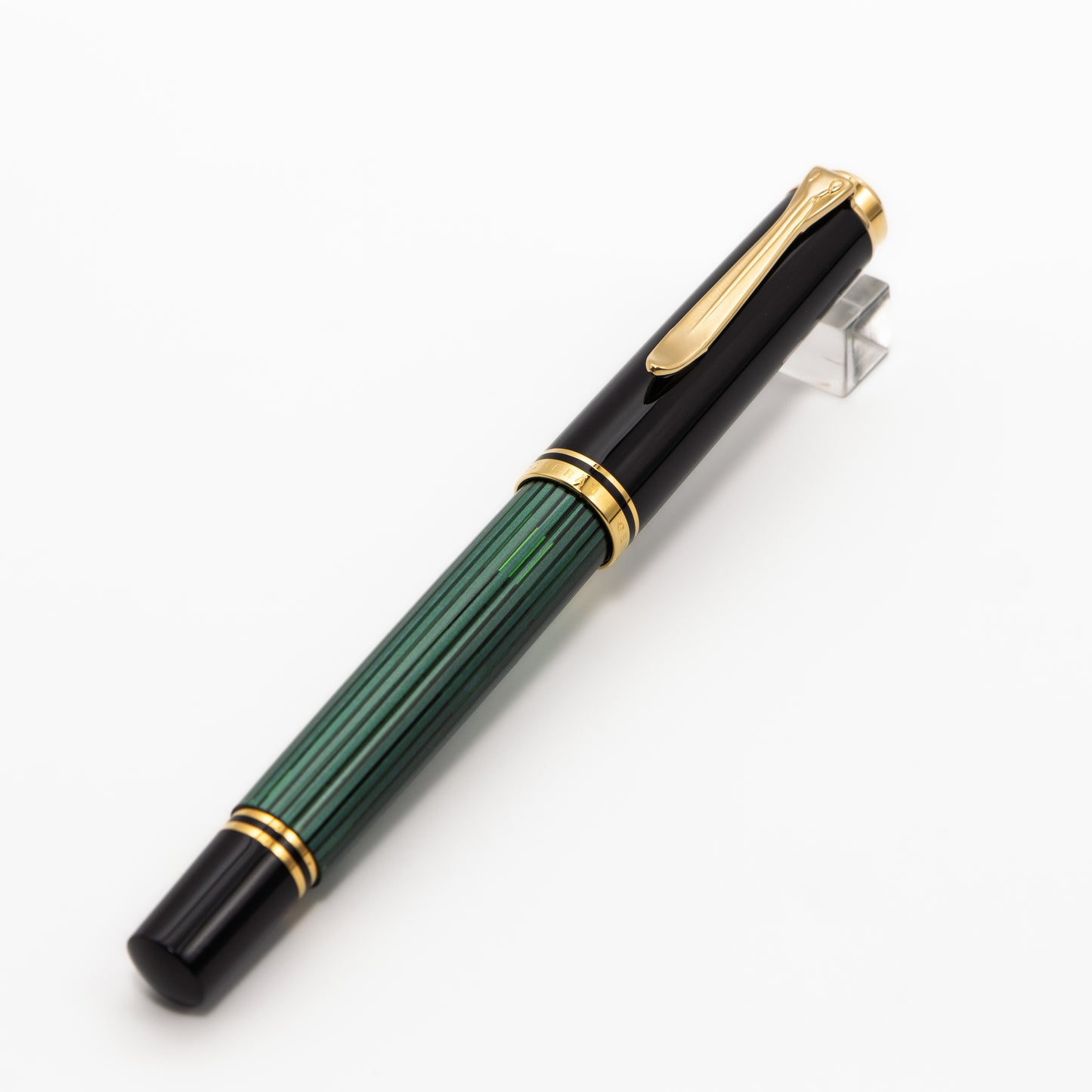 [Pelikan] M400 Green-Stripe Fountain Pen (B)
