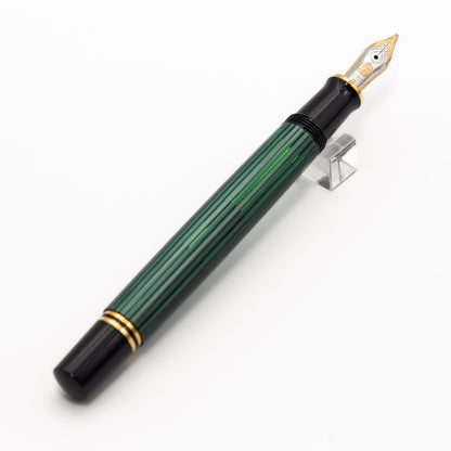 [Pelikan] M400 Green-Stripe Fountain Pen (B)