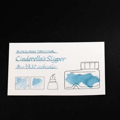 Ink tells more Ink Sample Cards (blues)