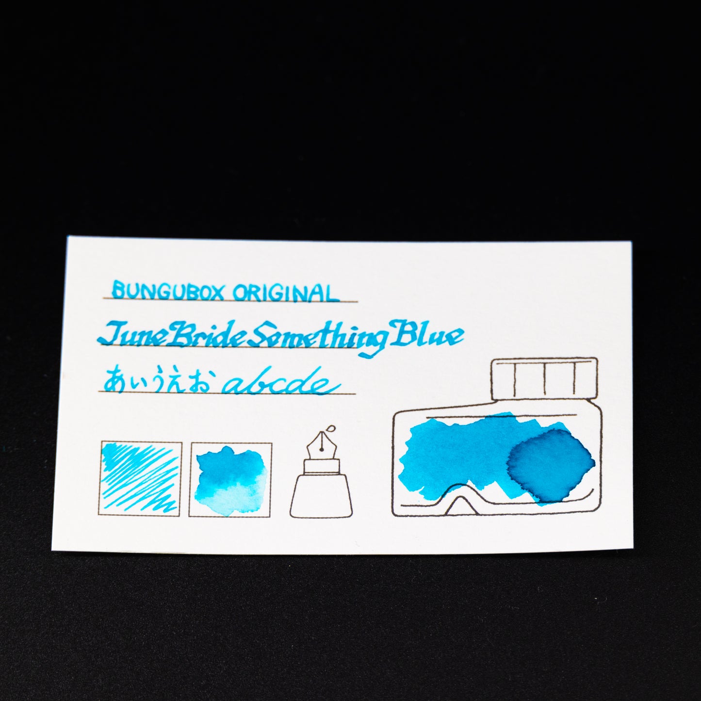 Ink tells more Ink Sample Cards (blues)