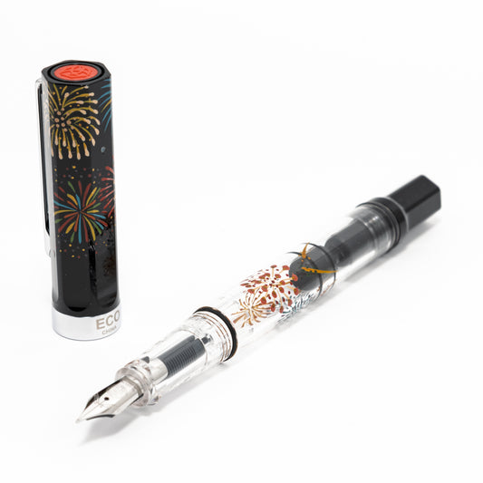 [TWSBI] ECO Maki-e “Summer traditions of Japan” series: Fireworks (Black)