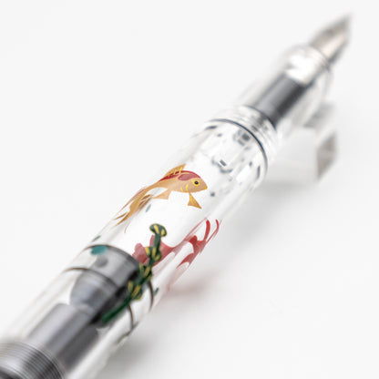 TWSBI 輪島蒔絵万年筆 "夏の風物詩" 【金魚】 (ブラック)