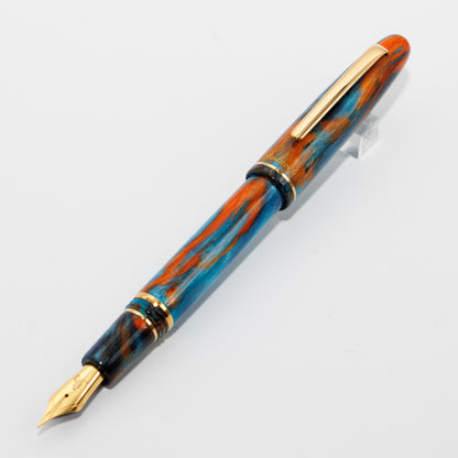 Kachofugetsu - Kingfisher Fountain Pen BUNGUBOX x Esterbrook