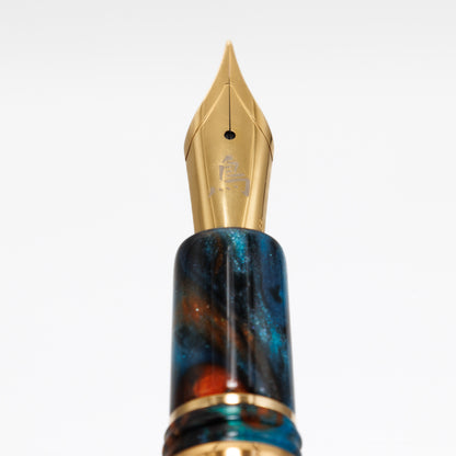 Kachofugetsu - Kingfisher Fountain Pen BUNGUBOX x Esterbrook