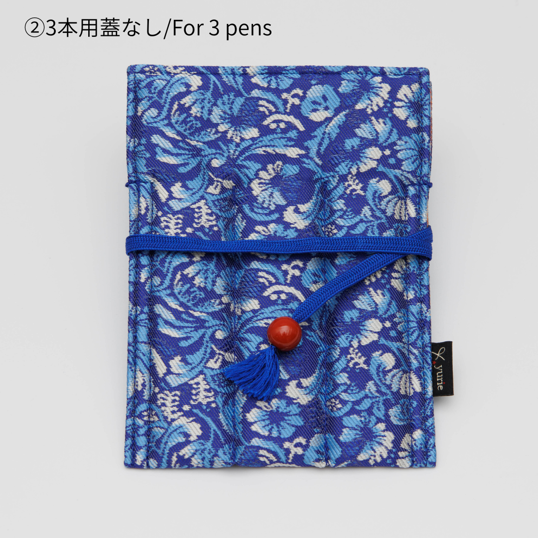 青い鳥の棲む森 正絹ペンケース BUNGUBOX × yurie