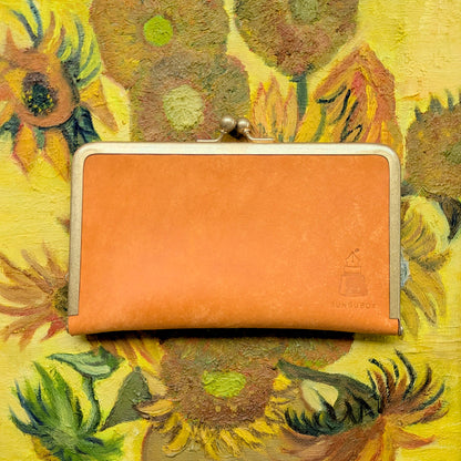 Sunflowers of Arles Metal Clasp Pen Case for 3 pens, BUNGUBOX x Penguin Kaban