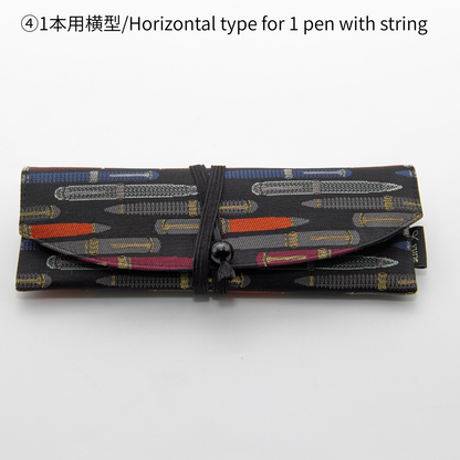 万年筆柄 正絹ペンケース yurie