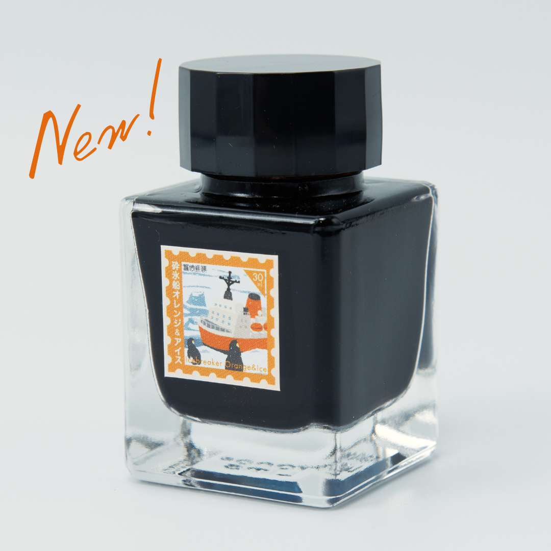 Penguin Kaban-sha Original Ink Icebreaker Orange and Ice
