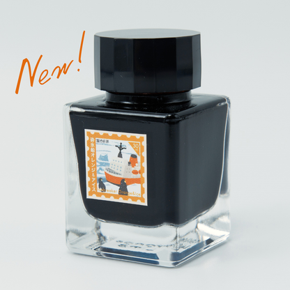 Penguin Kaban-sha Original Ink Icebreaker Orange and Ice