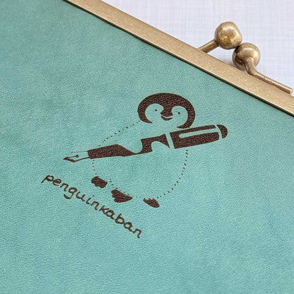 Penguin Kaban-sha Pen Case for 3 Regular-Size Pens, Penguin Mark