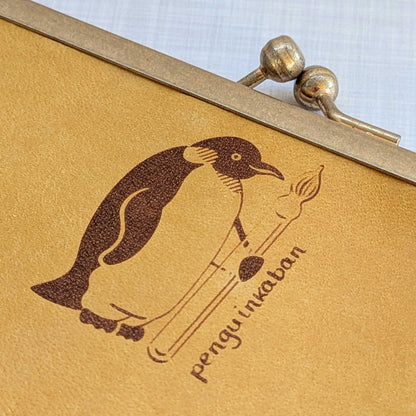 Penguin Kaban-sha Pen Case for 3 Regular-Size Pens, Penguin Mark