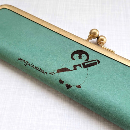 Penguin Kaban-sha Pen Case for 1 Regular-Size Pen, Penguin Mark