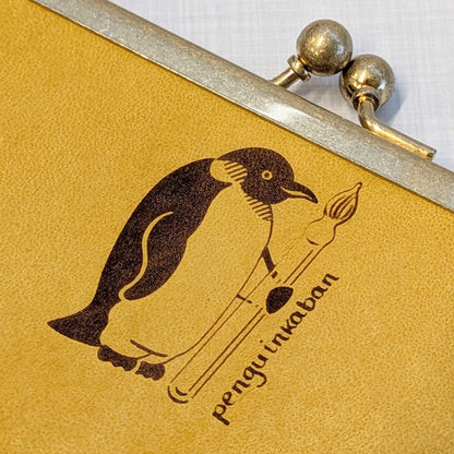 Penguin Kaban-sha Pen Case for 3 Short-Size Pens, Penguin Mark