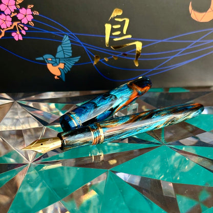 花鳥風月 -鳥- エスティー 万年筆  BUNGUBOX × Esterbrook