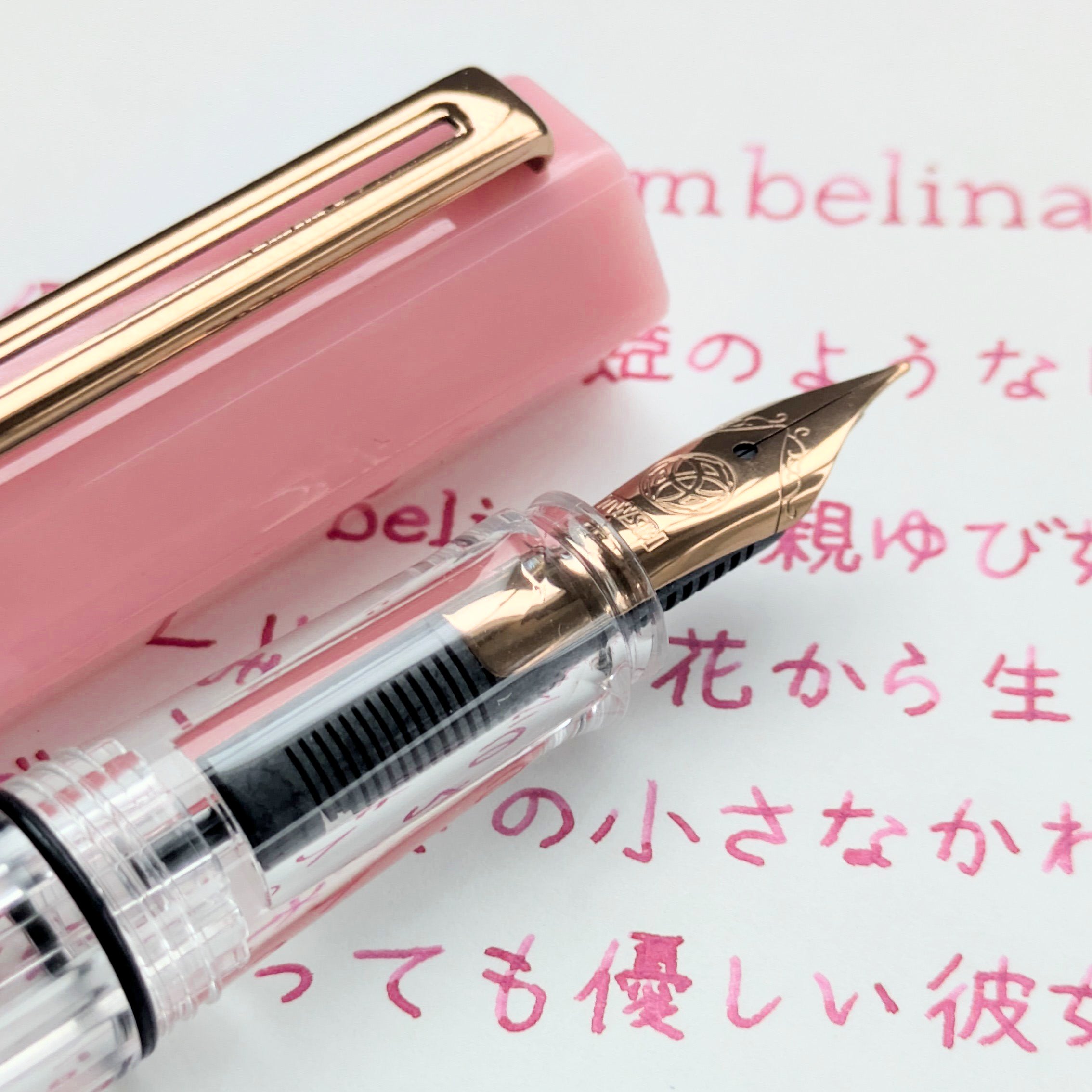 TWSBI ECO Pink Lemonade with Bronze Fountain Pen – BUNGUBOX