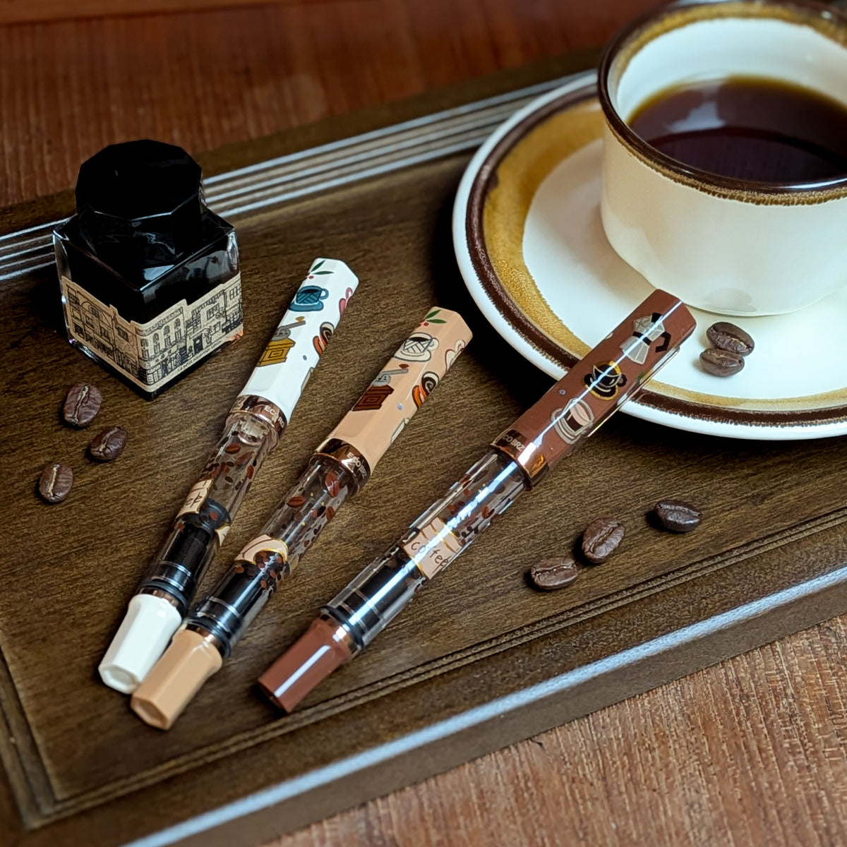 カルチェラタン ラテ 輪島蒔絵万年筆 TWSBI ECO