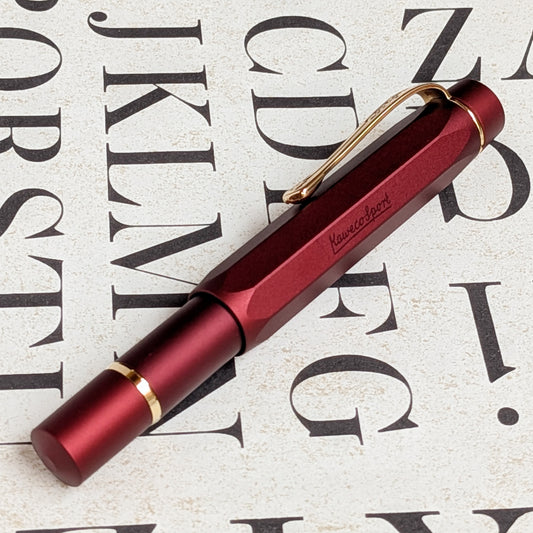 Kaweco ピストンスポーツ AL ボルドー