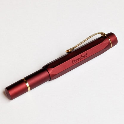 Kaweco ピストンスポーツ AL ボルドー