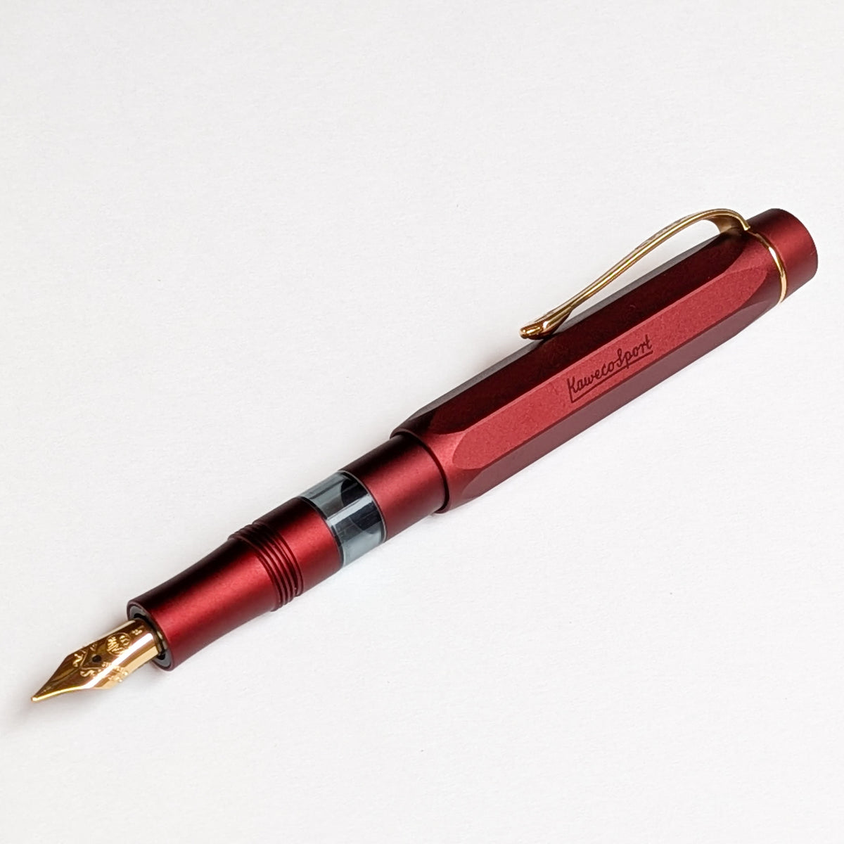 Kaweco ピストンスポーツ AL ボルドー