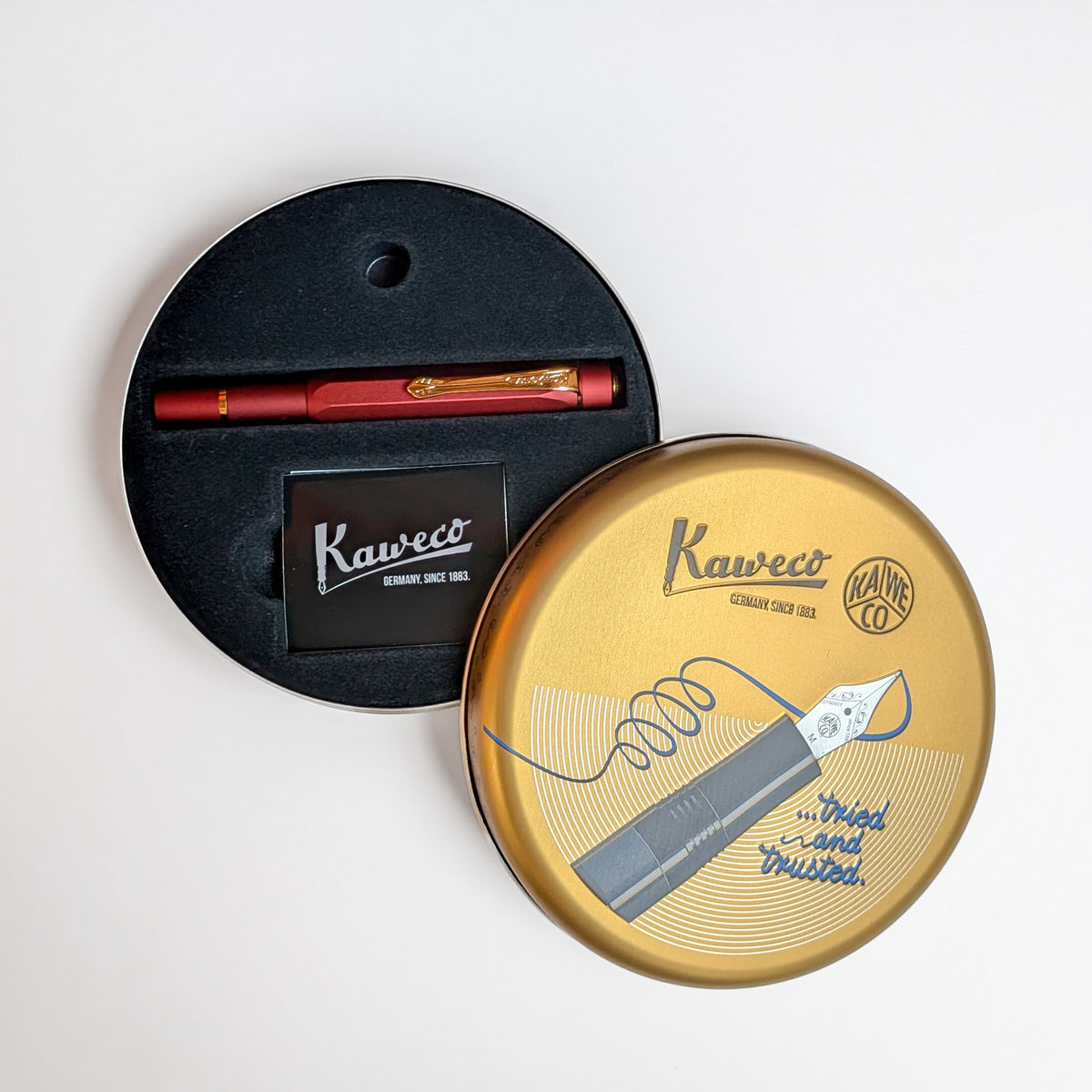 Kaweco ピストンスポーツ AL ボルドー