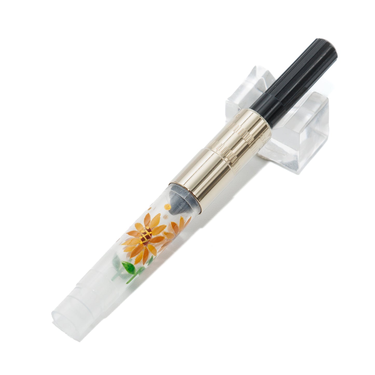 Sunflower, Wajima full Makie gold converter for Sailor pens