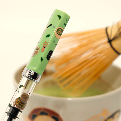 抹茶ラテ 輪島蒔絵万年筆 TWSBI ECO