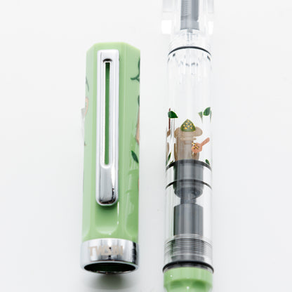 抹茶ラテ 輪島蒔絵万年筆 TWSBI ECO