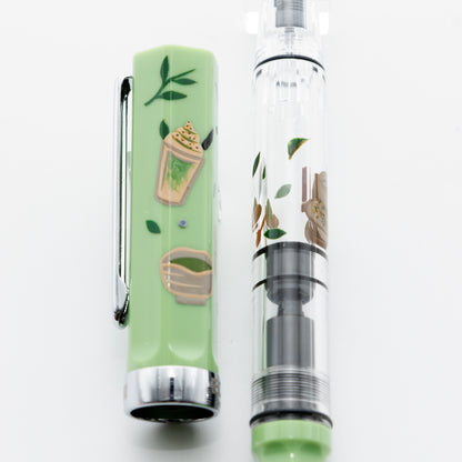 抹茶ラテ 輪島蒔絵万年筆 TWSBI ECO