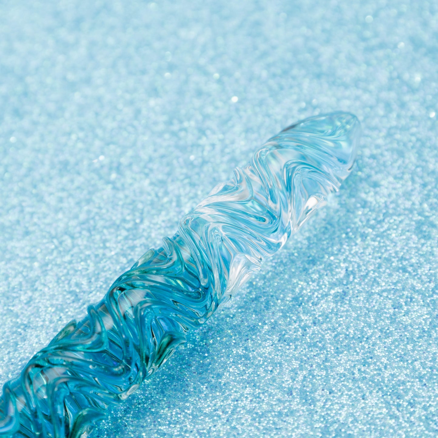 Blue Marine swell glass pen, BUNGUBOX x Synchronicity Glass Art