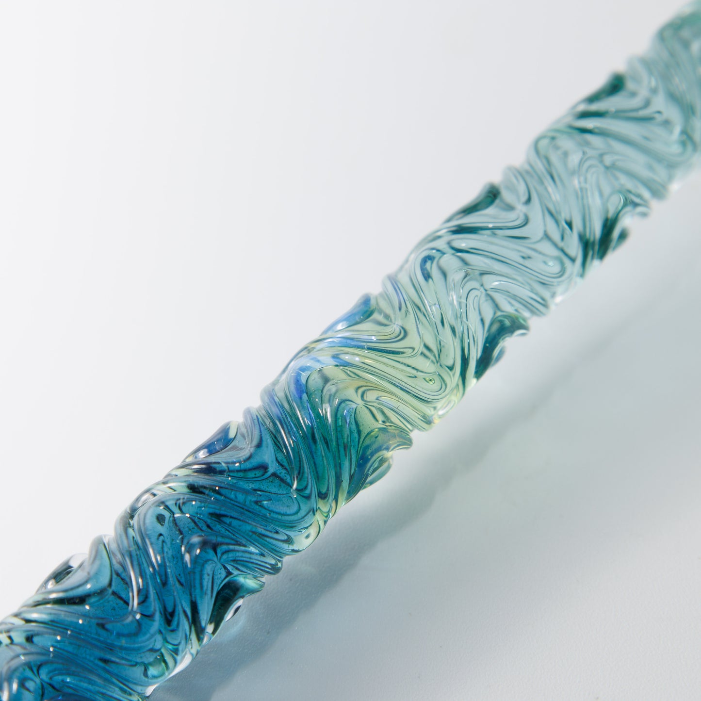 Blue Marine うねり ガラスペン BUNGUBOX x Synchronicity Glass Art
