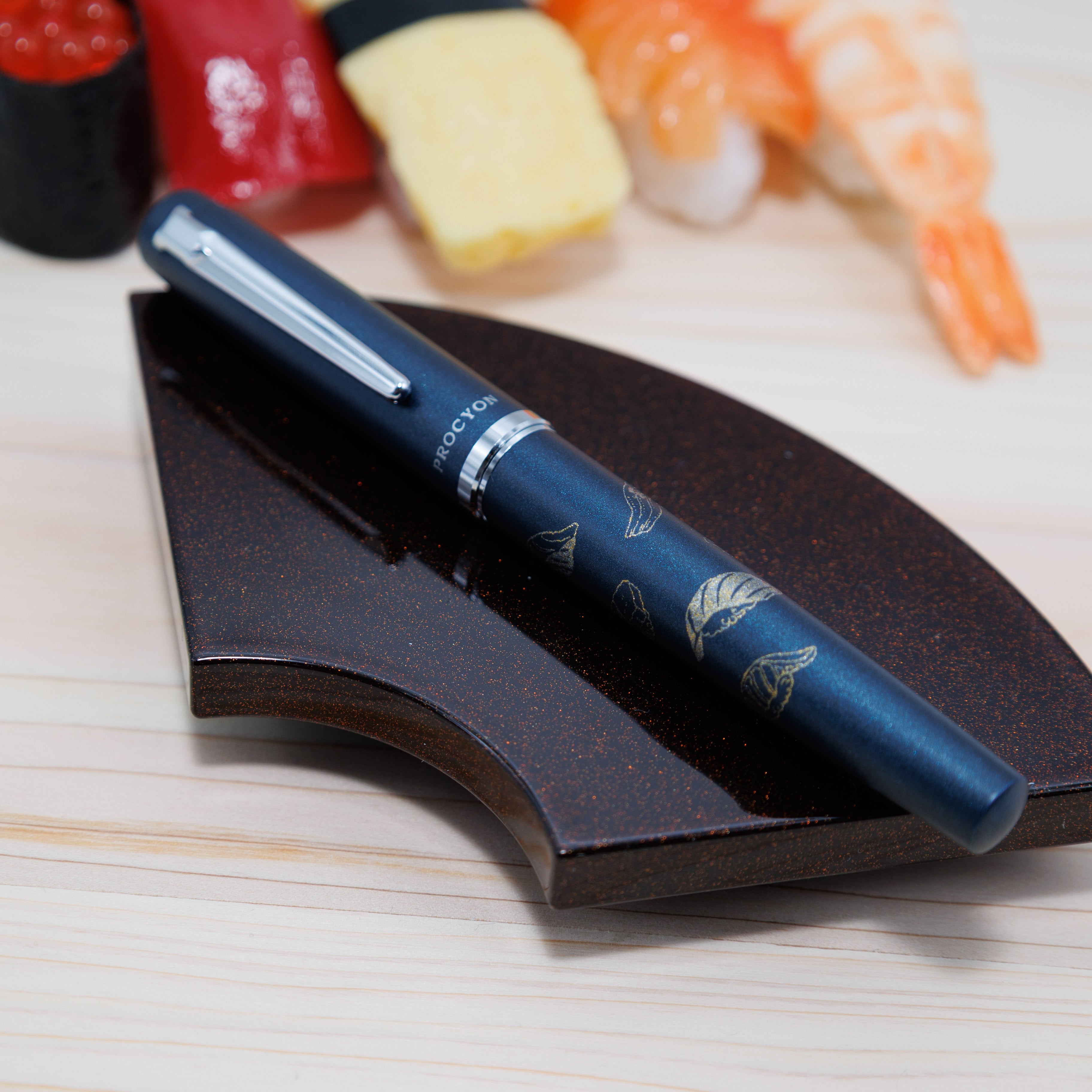 プロ寿司オン 近代蒔絵万年筆 BUNGUBOX x プラチナ万年筆