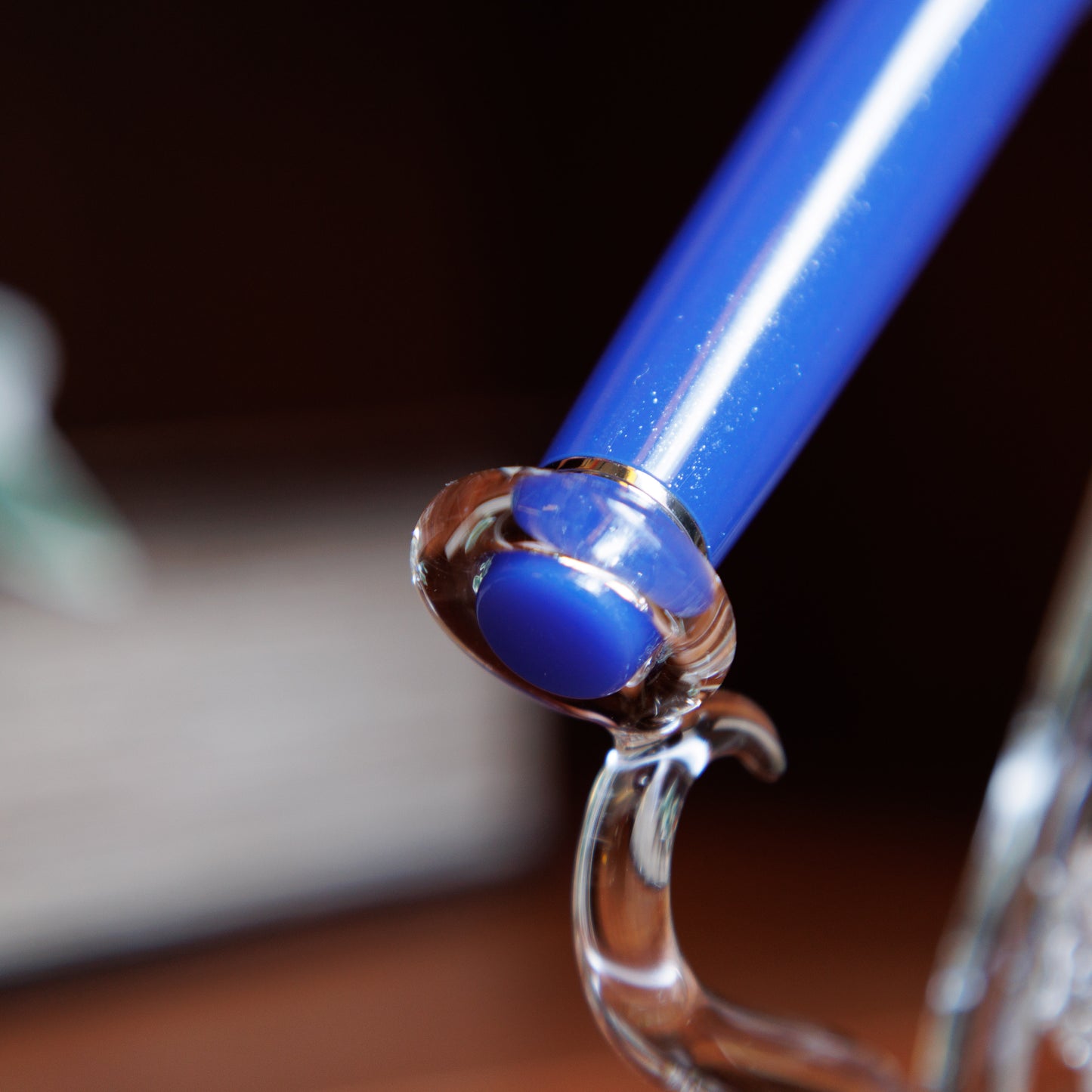 蔦の葉 ペンスタンド 万年筆用 BUNGUBOX x 硝子工房アドック