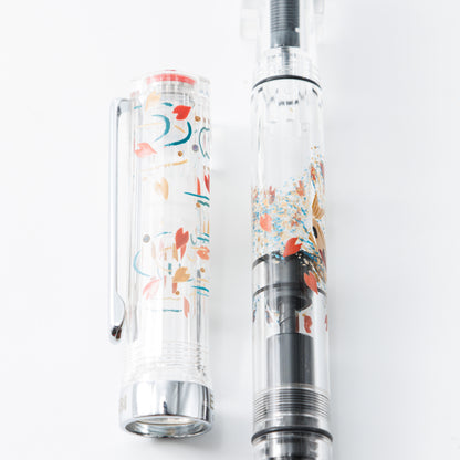 Floating Flower Bridge and Koi, Kinsai