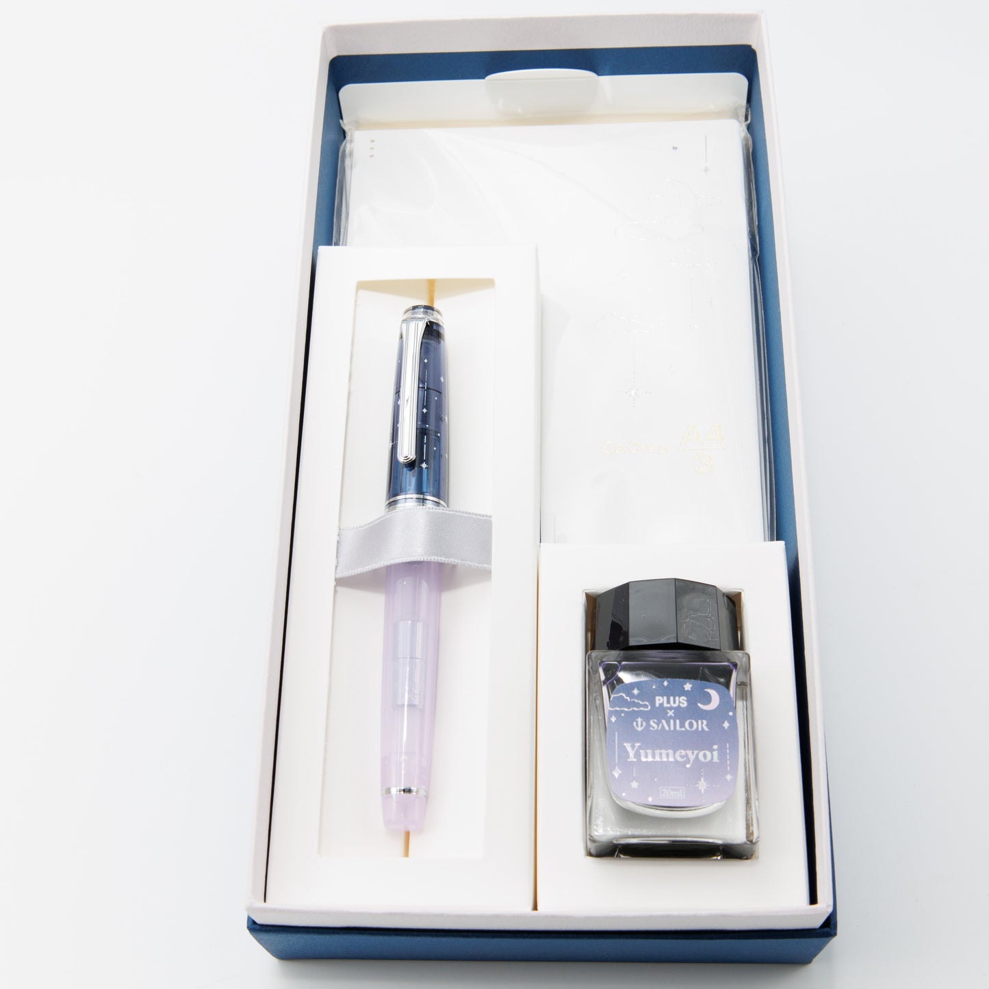 PLUS x SAILOR カ.クリエ プレミアムクロス×万年筆 夢宵限定セット