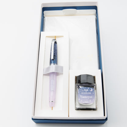 PLUS x SAILOR カ.クリエ プレミアムクロス×万年筆 夢宵限定セット