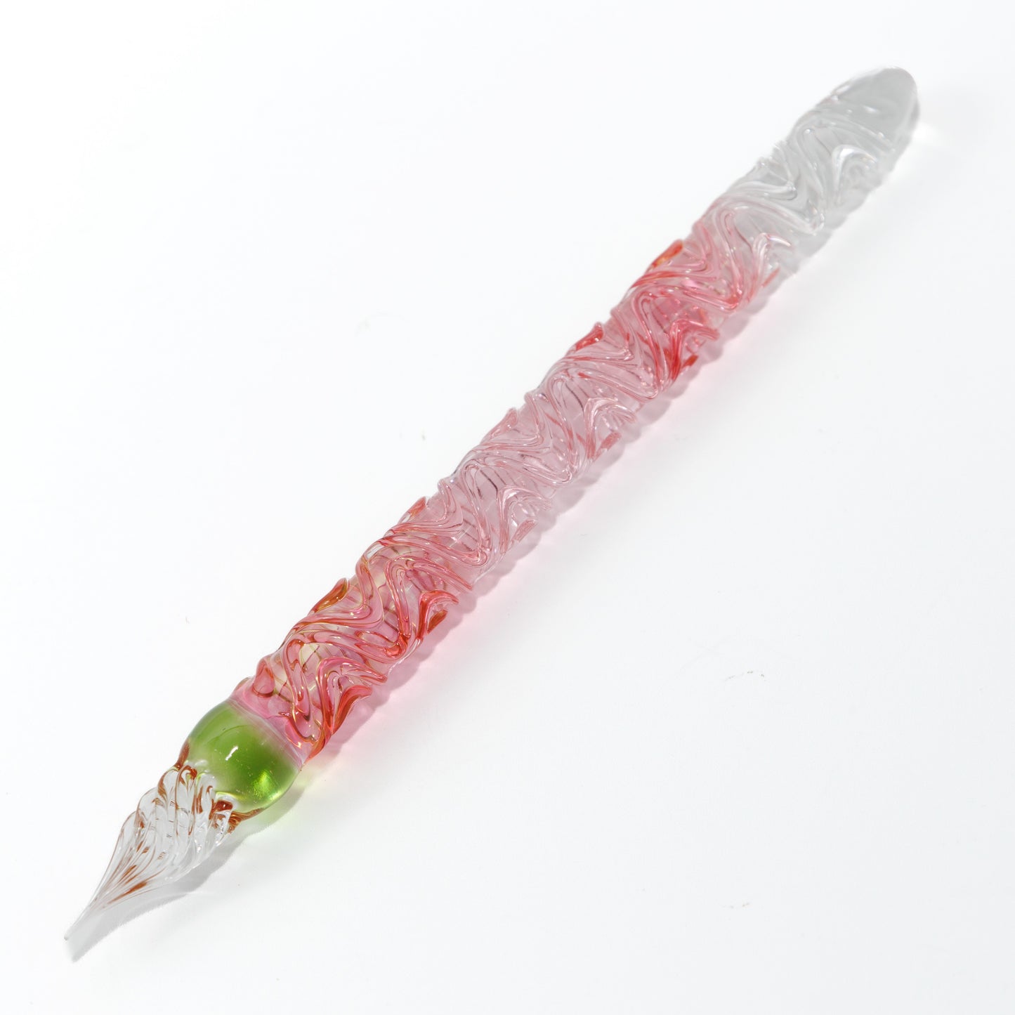 Lingering Cherry Blossoms Swell Dual-sided Glass Pen, BUNGUBOX x Synchronicity Glass Art