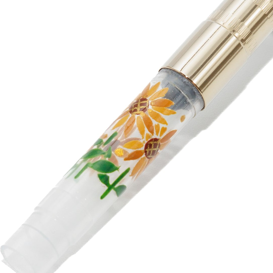 Sunflower, Wajima full Makie gold converter for Sailor pens