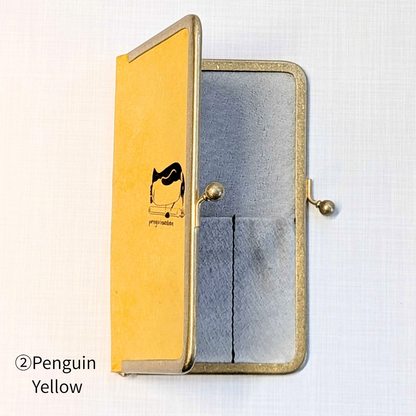 Penguin Kaban-sha Pen Case for 3 Short-Size Pens, Penguin Mark