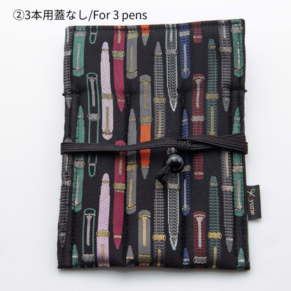 万年筆柄 正絹ペンケース yurie