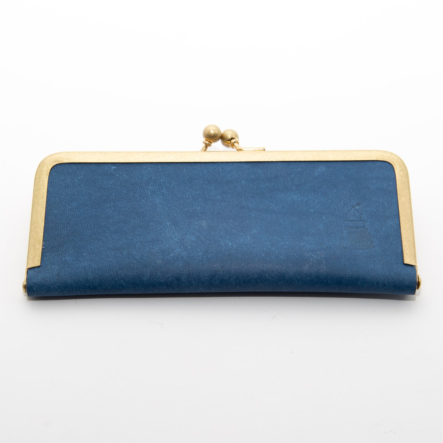 夜のカフェテラス 口金ペンケース ショート2本挿 BUNGUBOX x 編吟革盤舎