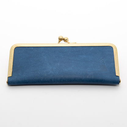 夜のカフェテラス 口金ペンケース ショート2本挿 BUNGUBOX x 編吟革盤舎