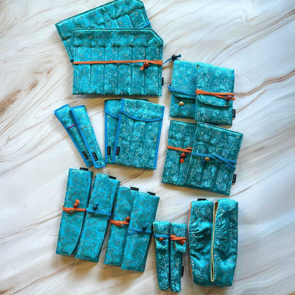 Something Blue ペンケース (撥水加工) BUNGUBOX x yurie