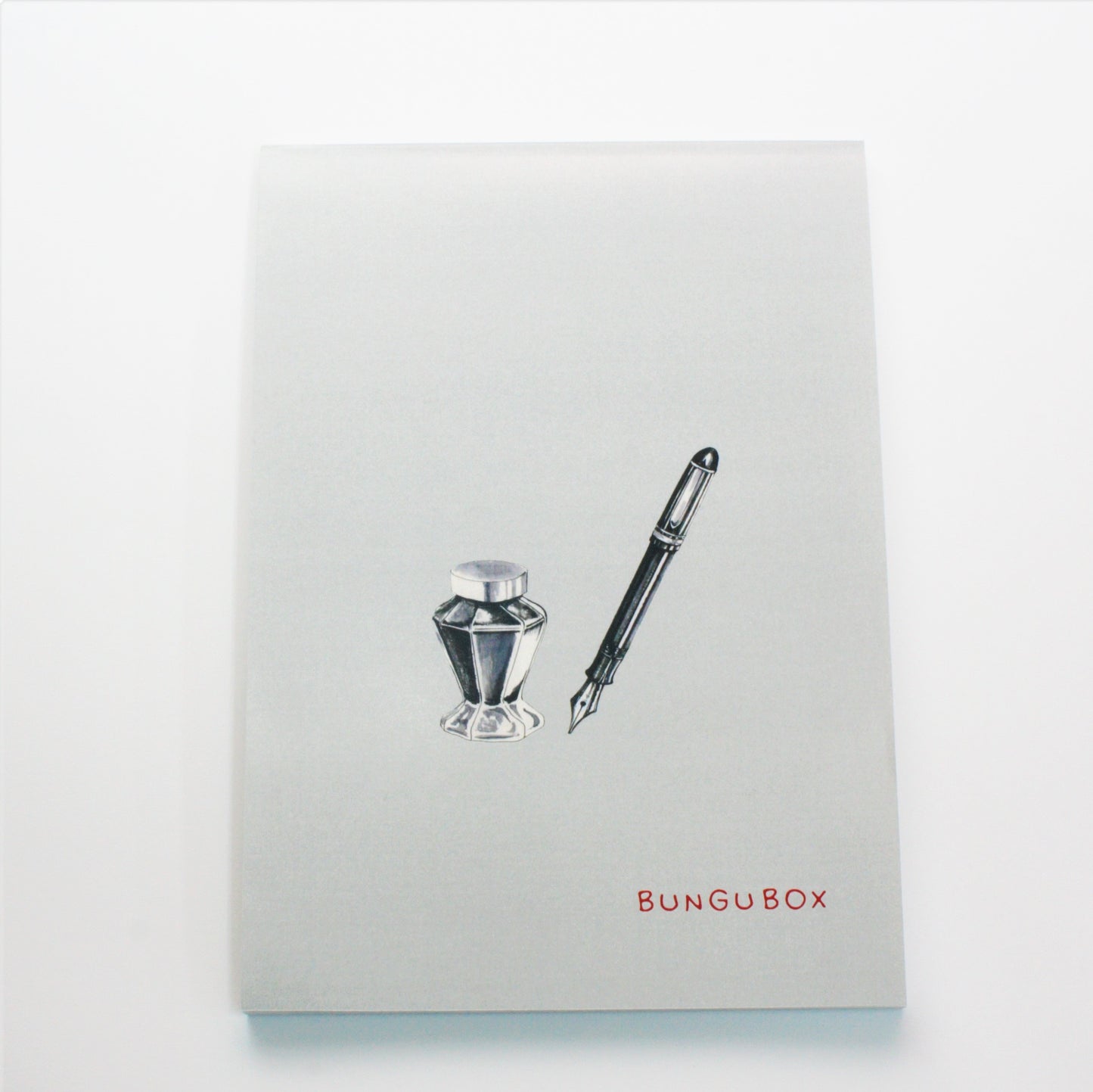 [BUNGUBOX × KURUMI] "Bumpy Memo Pad for Picky Adults" for Fountain Pens　