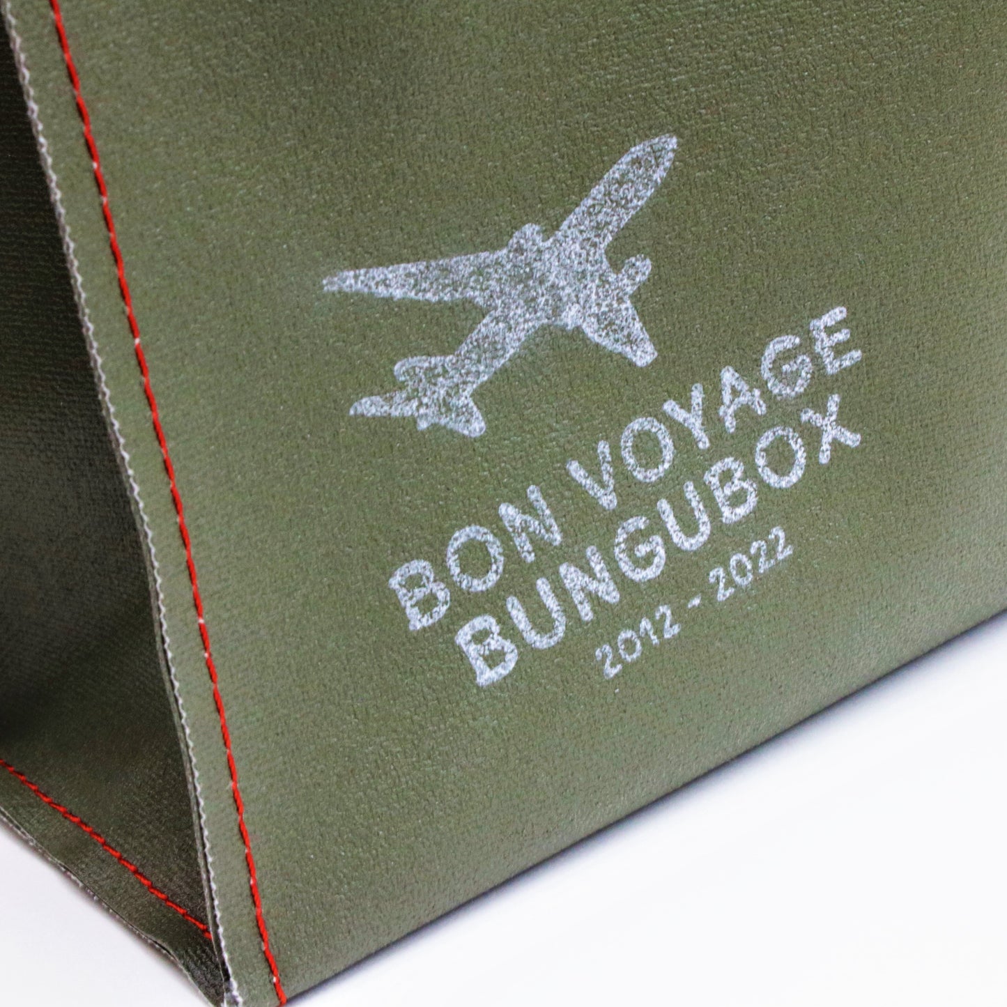 [Yokohama Canvas Bag x BUNGUBOX] Container Tote Bag mini "Bon Voyage"