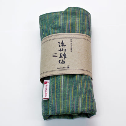 [BUNGUBOX] Enshu Cotton Pen Roll "Rikyu" (Light Green)