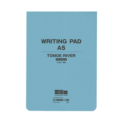 山本紙業(Yamamoto Paper)  WRITING PAD A5 TOMOEGAWA TOMOE RIVER